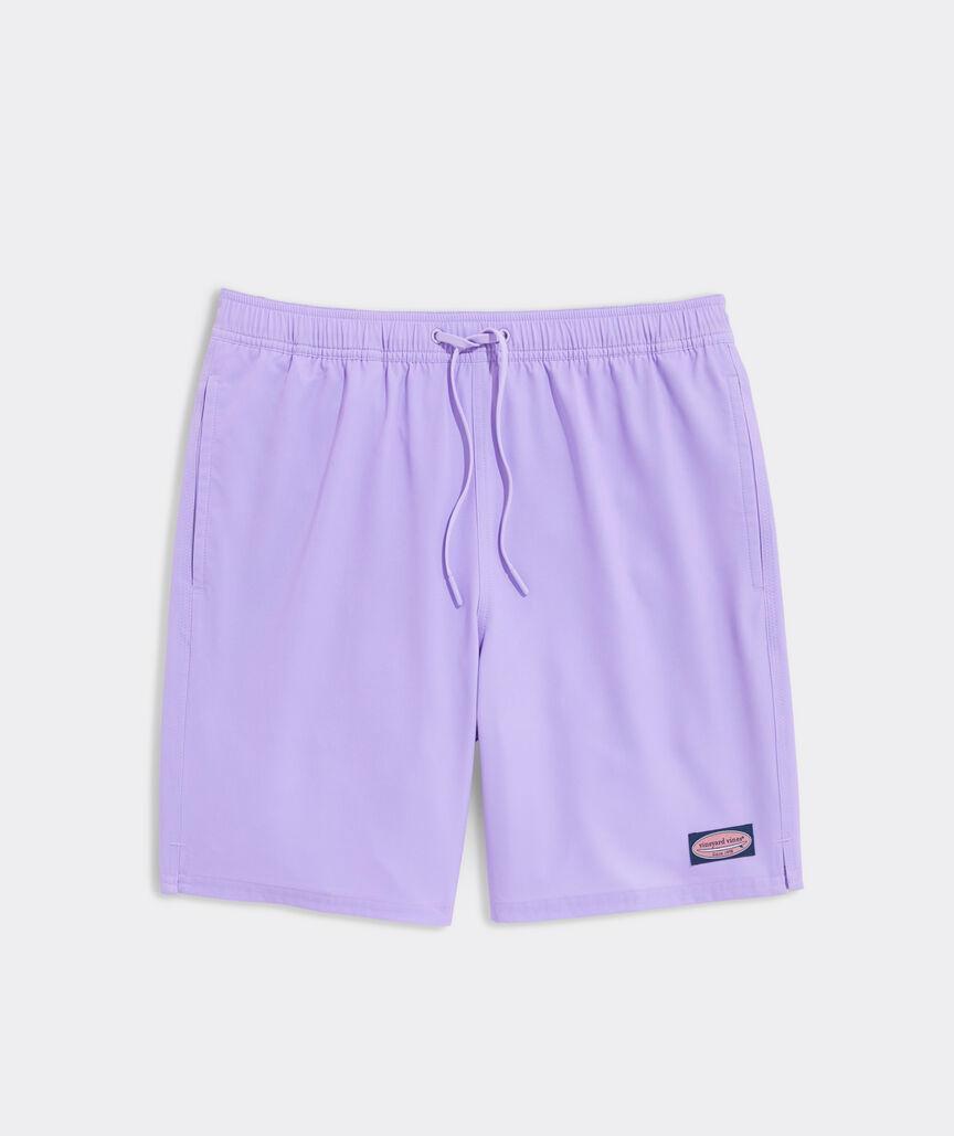 7 Inch Solid Chappy Swim Trunks Product Image