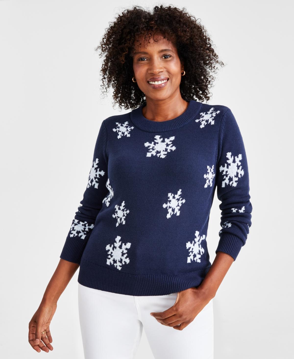 Style & Co Petite Holiday Themed Whimsy Sweaters, Created for Macys Product Image