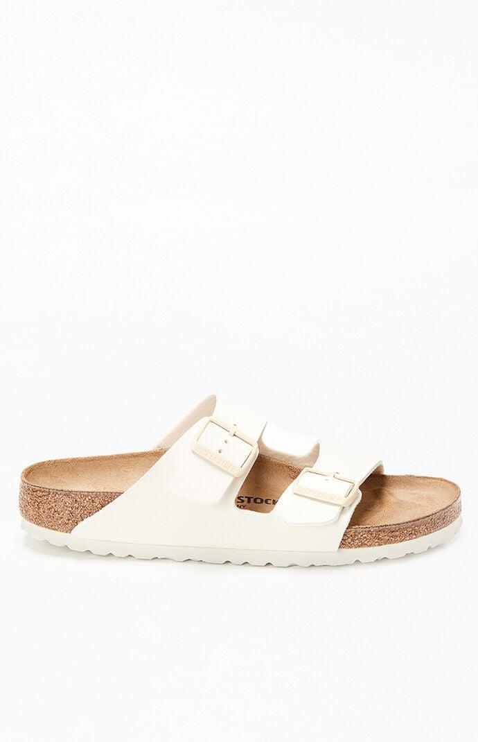 Birkenstock Women's Arizona Slide Sandal Eggshell Product Image