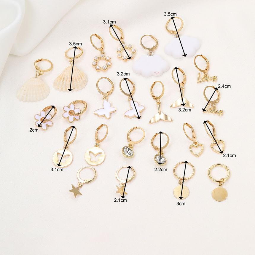 Metallic Drop Earring Set Product Image