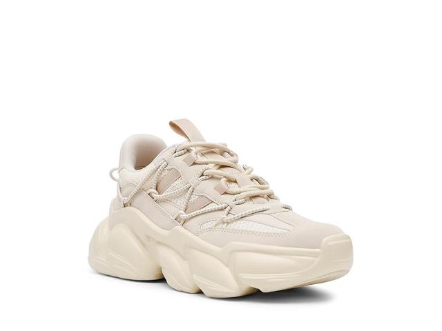 Womens Steve Madden Spectator Sneaker - Khaki Product Image