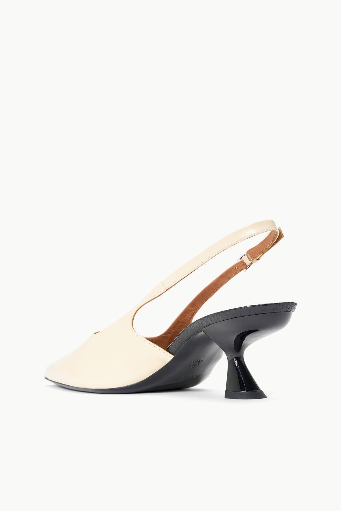 NEVE SLINGBACK HEEL | CREAM BLACK Product Image