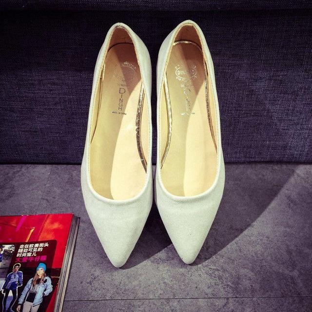 Plain Pointed Flats Product Image