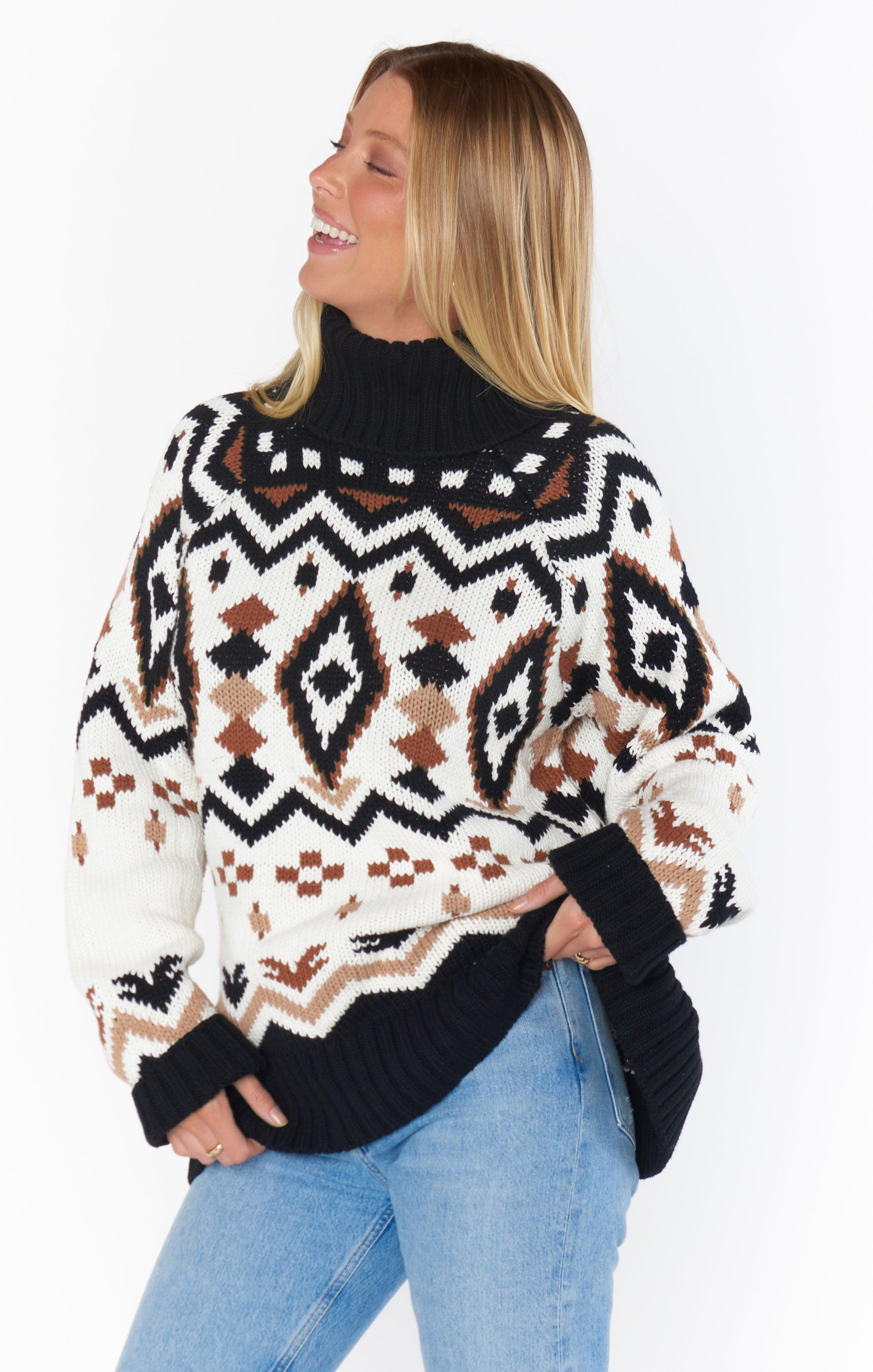 Vail Sweater ~ Neutral Faire Isle Product Image