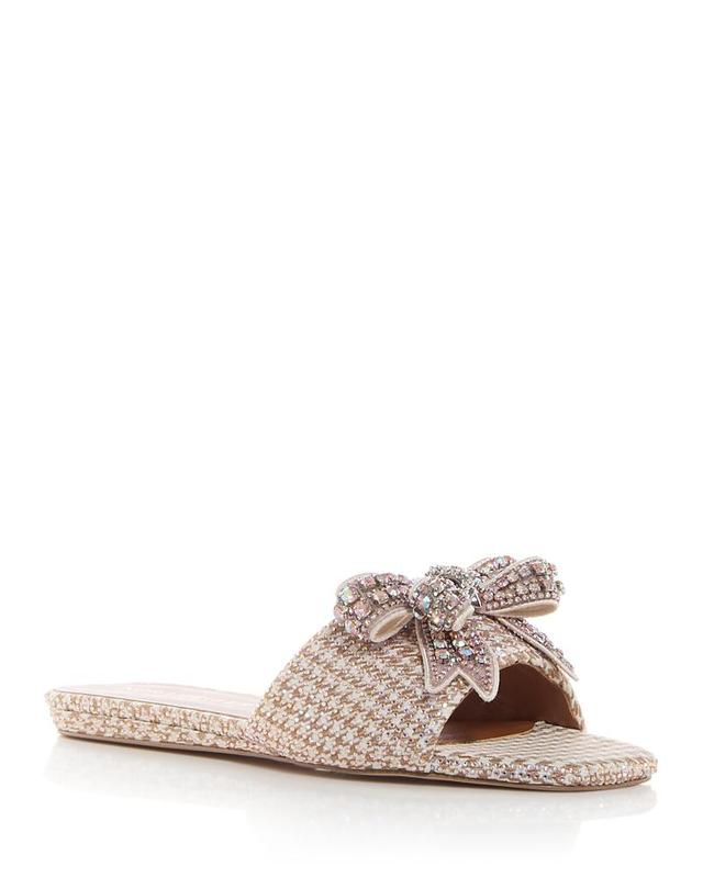 Kurt Geiger London Womens Kensington Bow Embellished Slide Sandals Product Image