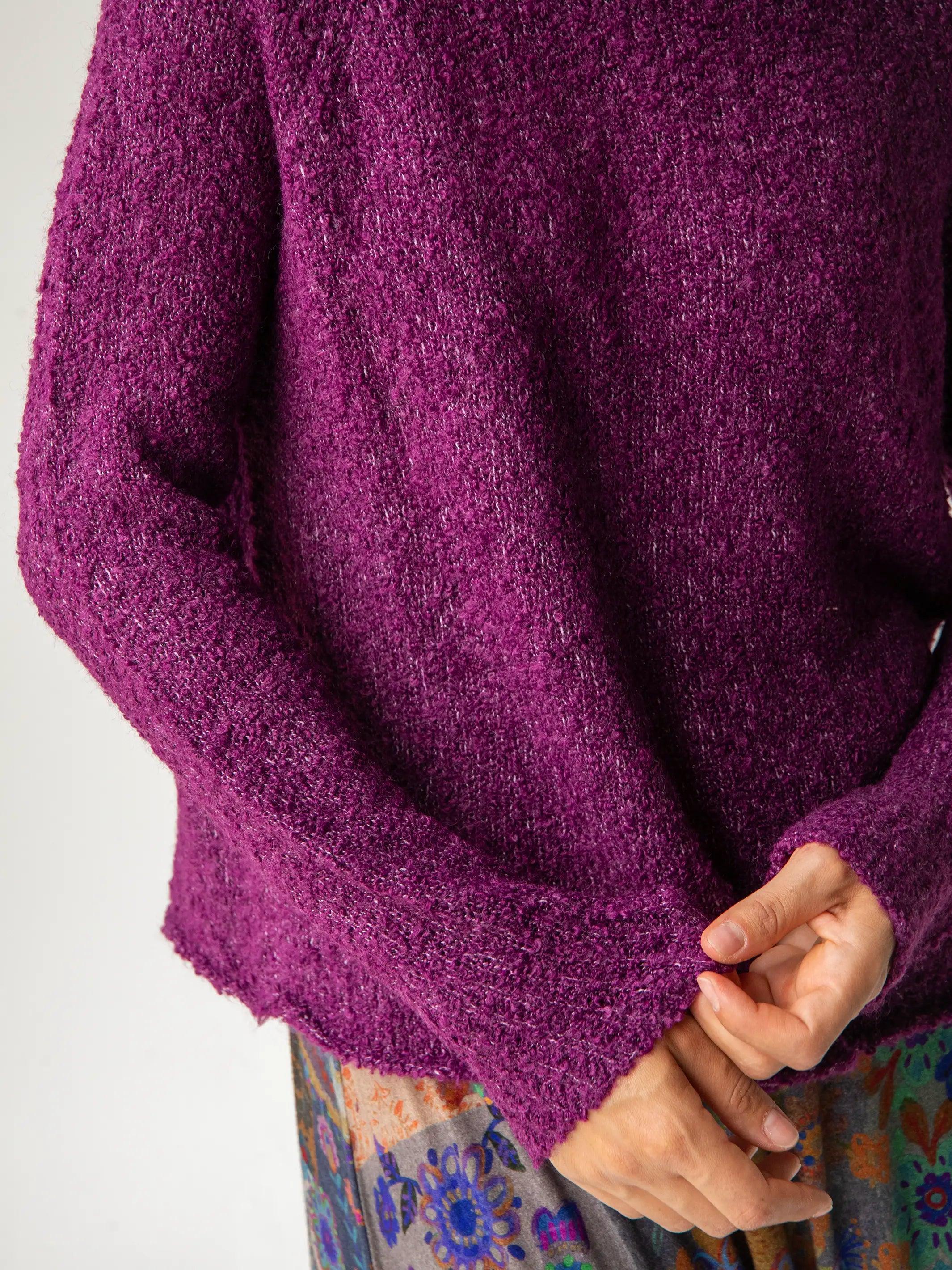 Sunday Sweater - Eggplant Product Image