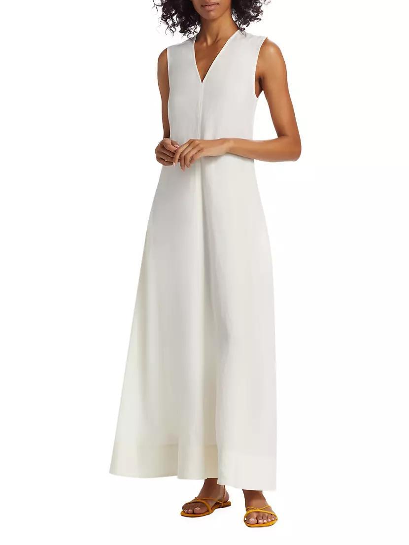 Sleeveless V-Neck Maxi Dress Product Image