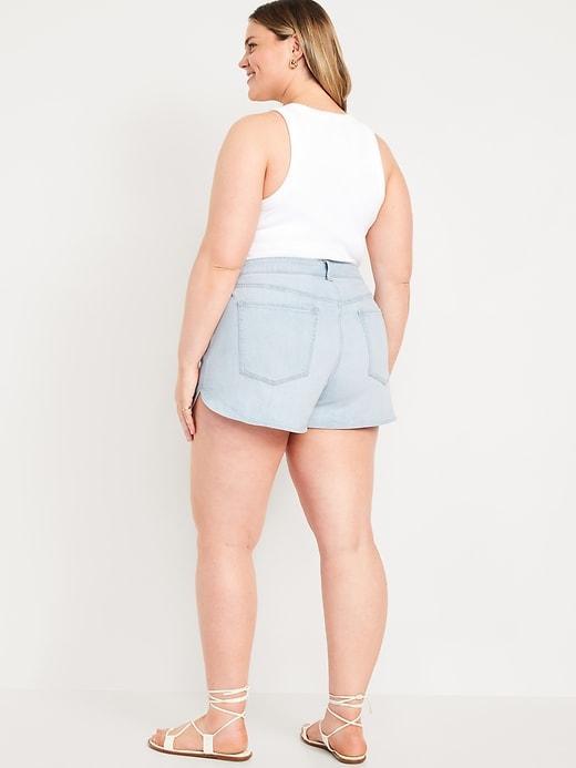 High-Waisted OG Jean Shorts -- 3-inch inseam Product Image