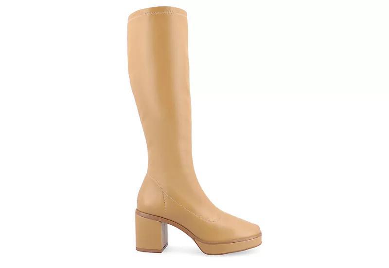 Journee Collection Tru Comfort Foam Alondra Womens Knee-High Boots Pink Product Image