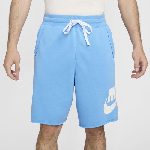 Nike Mens Club Alumni Shorts - University Blue/White/White Product Image