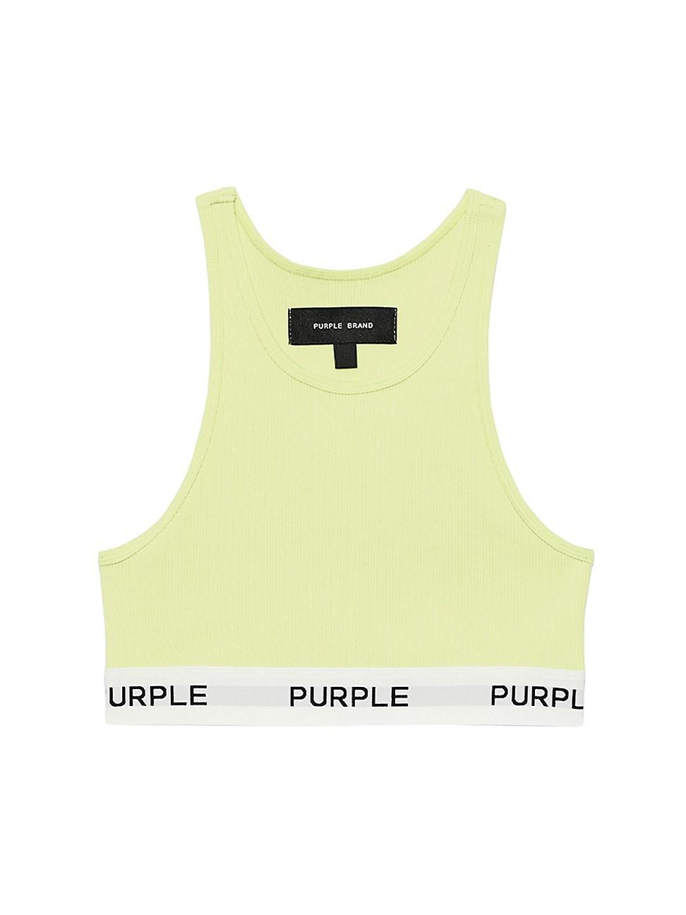 PURPLE BRAND Ribbed Bralette Product Image