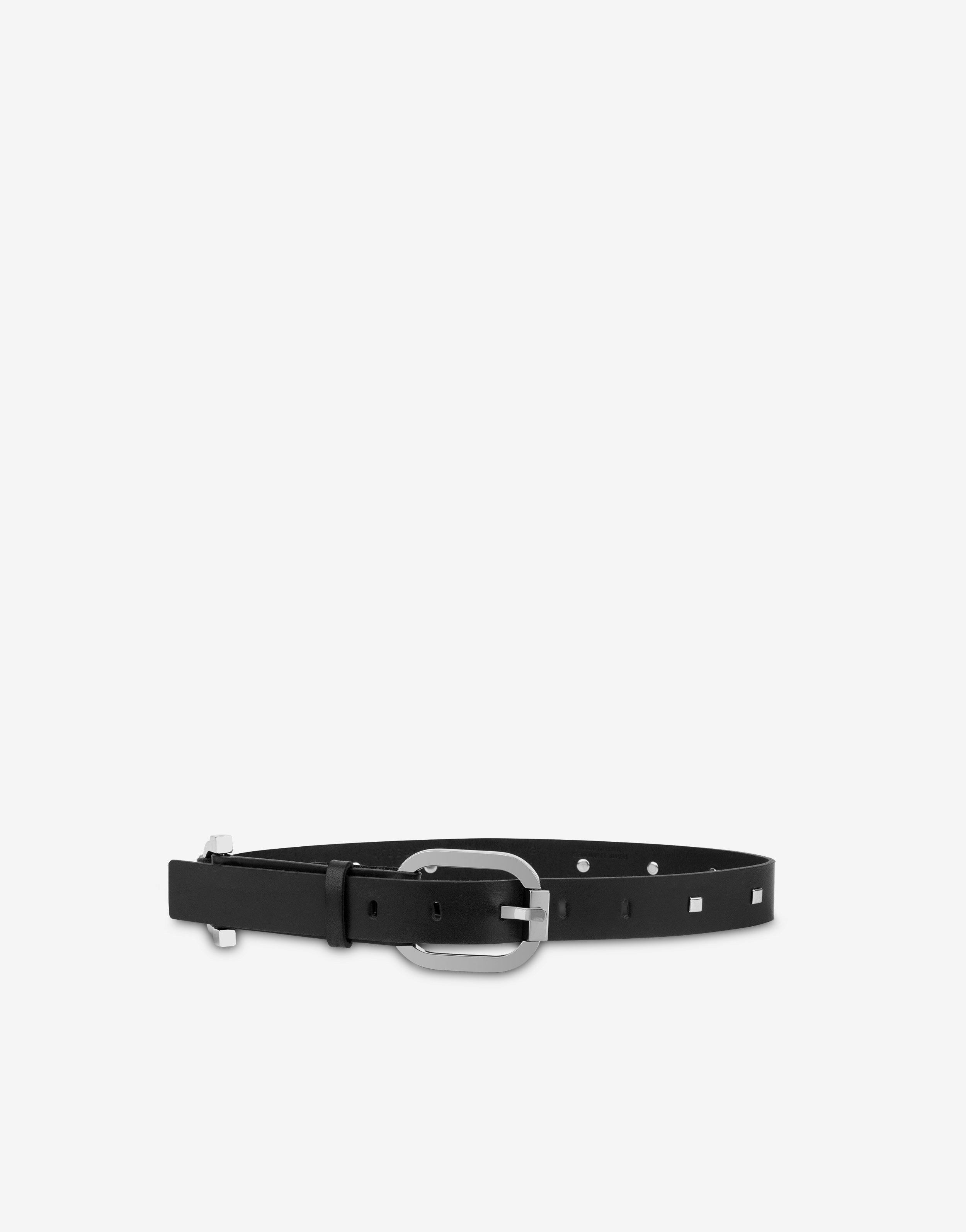 Leather belt with studs Product Image