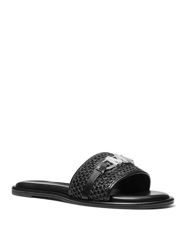 Michael Michael Kors Womens Ember Logo Slide Sandals Product Image