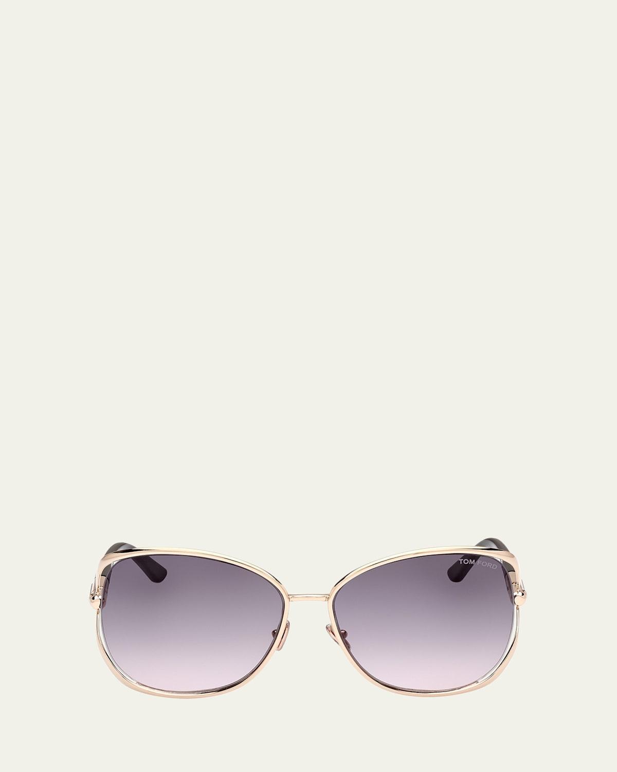 TOM FORD Marta 62mm Oversize Round Sunglasses Product Image