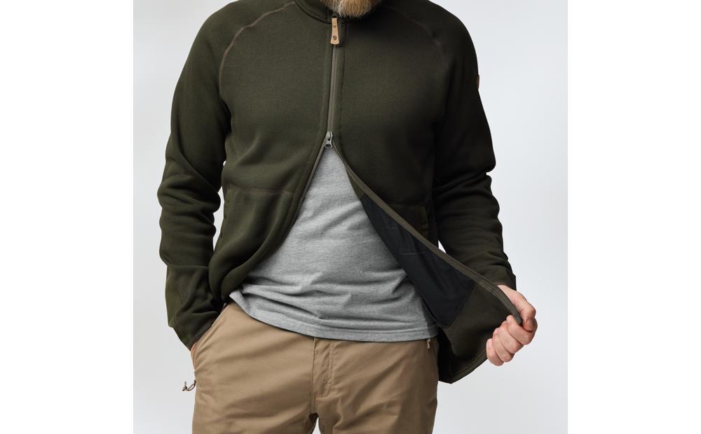 Övik Fleece Zip Sweater M Product Image