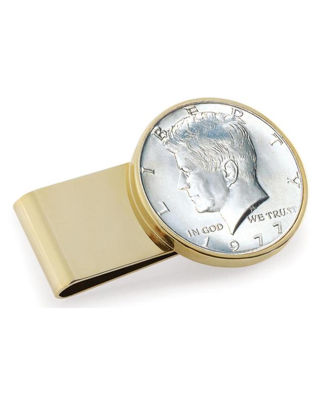 Mens American Coin Treasures Jfk Half Dollar Stainless Steel Coin Money Clip Product Image