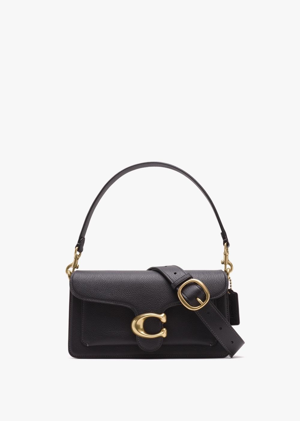 COACH Tabby 26 Black Leather Shoulder Bag Product Image