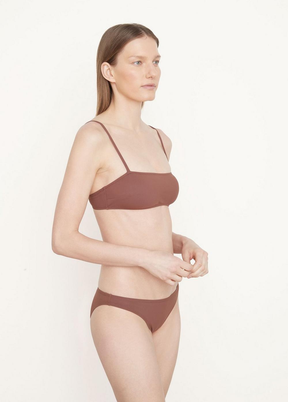 Womens Nu Swim Low-Low Bottom, Cocoa, Size L Vince Product Image