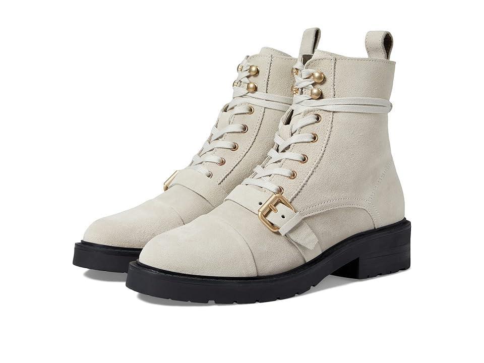 AllSaints Donita Suede Boot (Stone White) Women's Boots Product Image