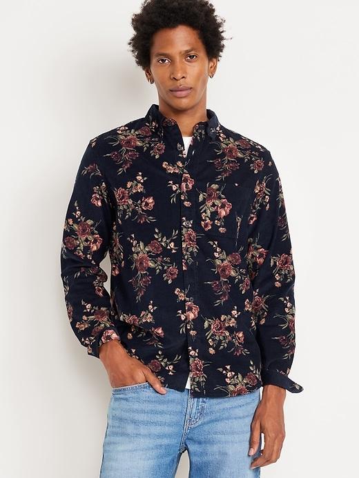 Button-Down Corduroy Shirt Product Image