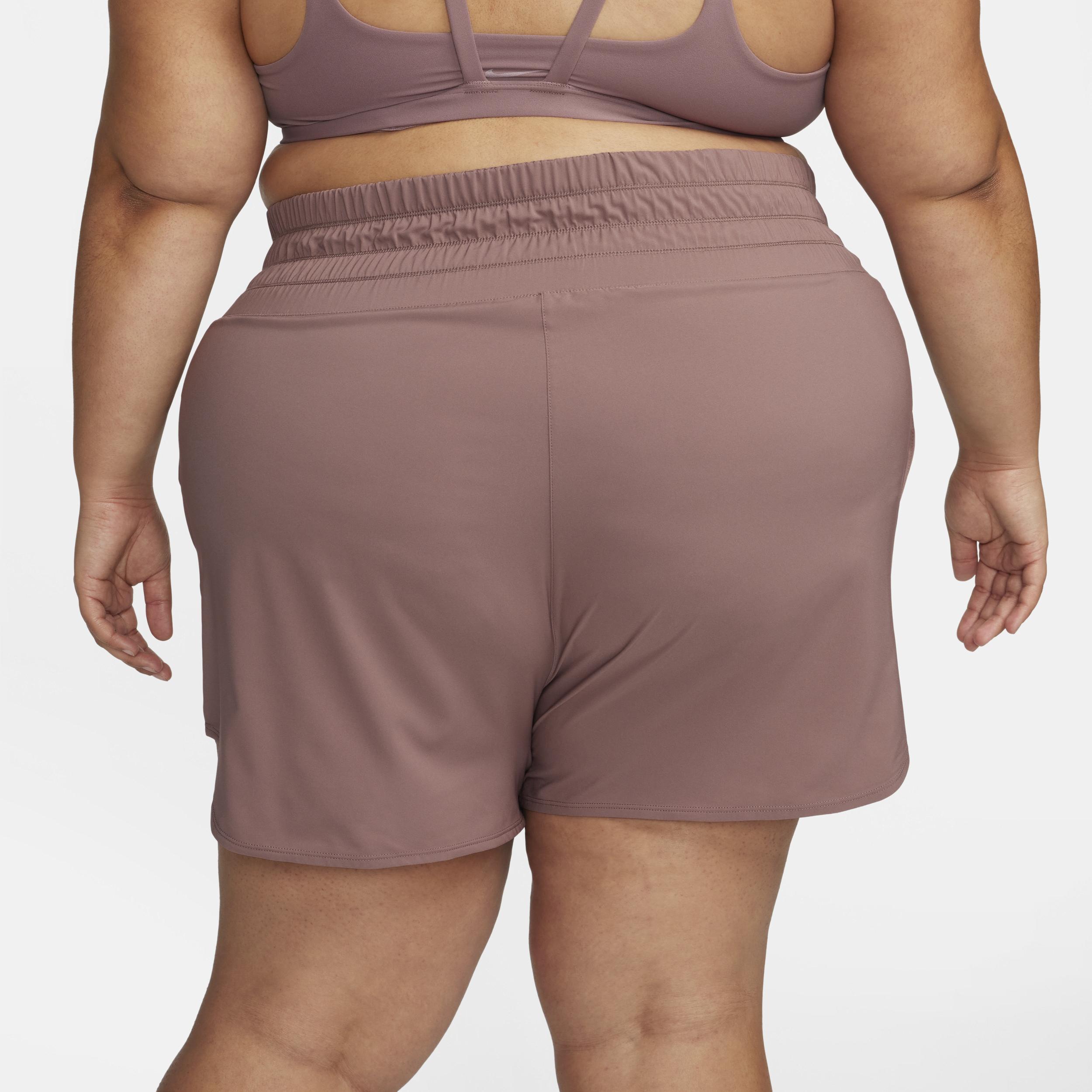 Nike Women's Dri-FIT One Ultra High-Waisted 3" Brief-Lined Shorts (Plus Size) Product Image