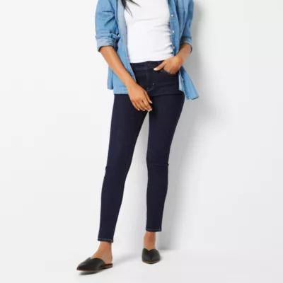 a.n.a Womens Mid Rise Skinny Fit Jean Product Image