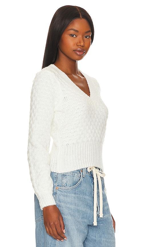 Tularosa Carli Sweater in Ivory. Size XL. Product Image