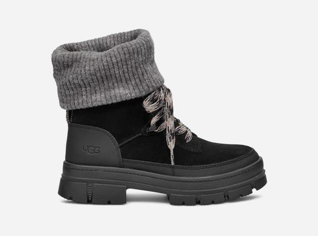 UGG Womens Ashton Hiker Faux Leather/Suede/Textile Boots Product Image