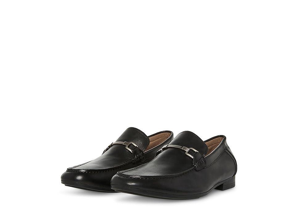 Steve Madden Mens Privacy Leather Bit Detail Loafers Product Image