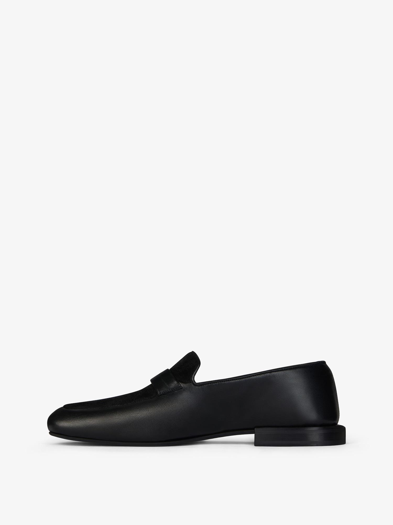 Loafers in leather and suede Product Image