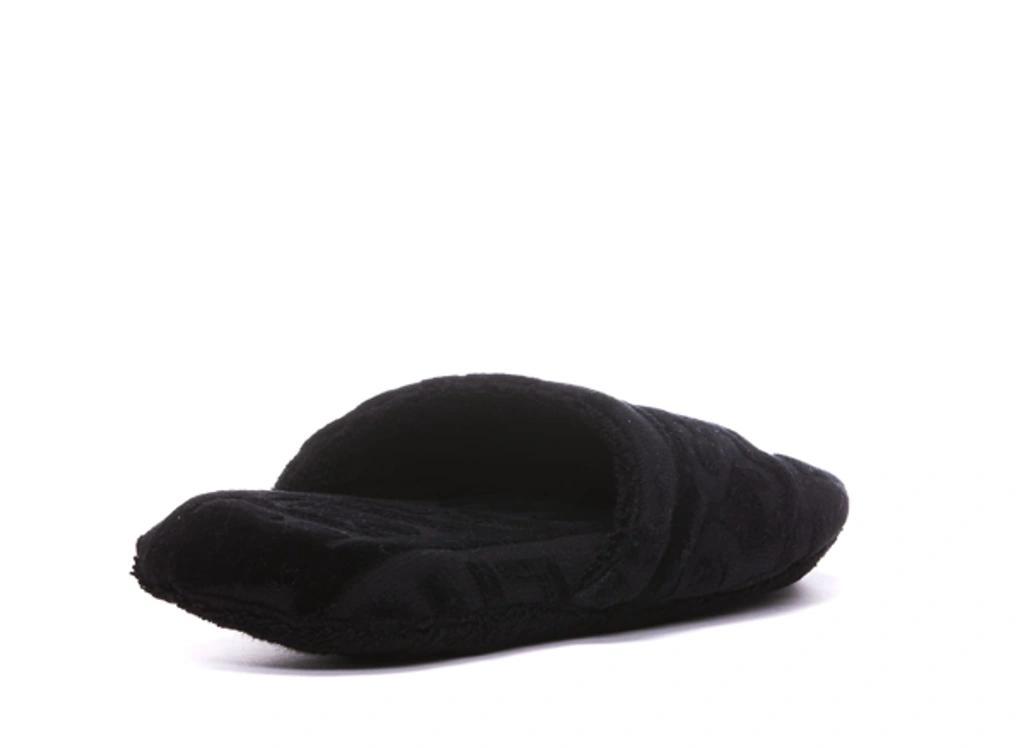 Logo Detailed Slippers In Black Product Image