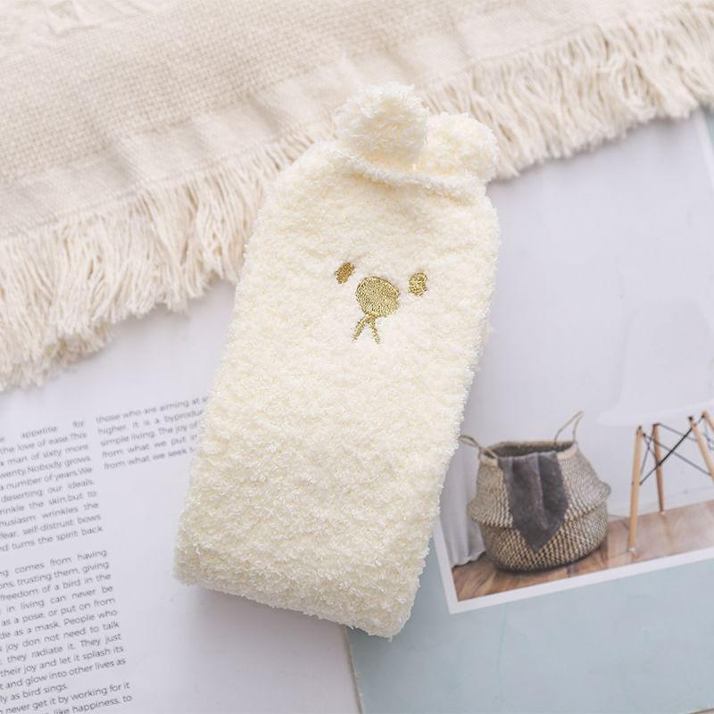 Cat Coral Fleece Socks Product Image