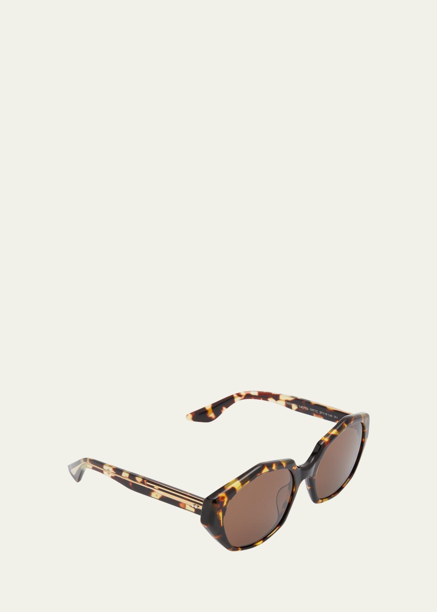 Oliver Peoples x KHAITE 1971C 57mm Irregular Sunglasses Product Image