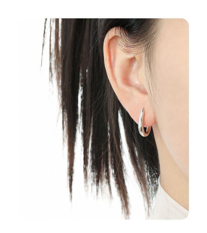 925 Sterling Silver Hoop Earring Product Image