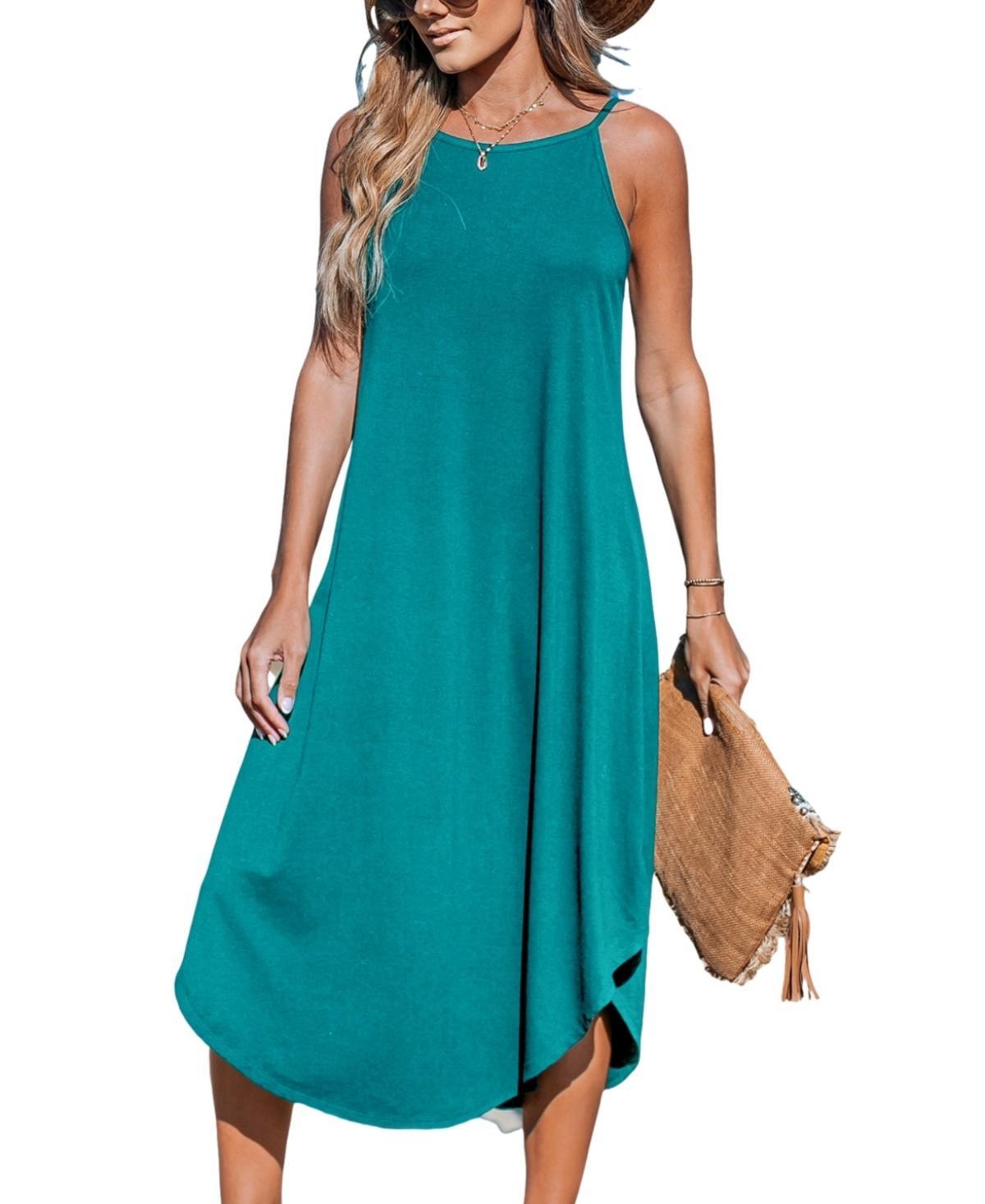 Cupshe Womens Cami Midi Cover Up Dress Product Image