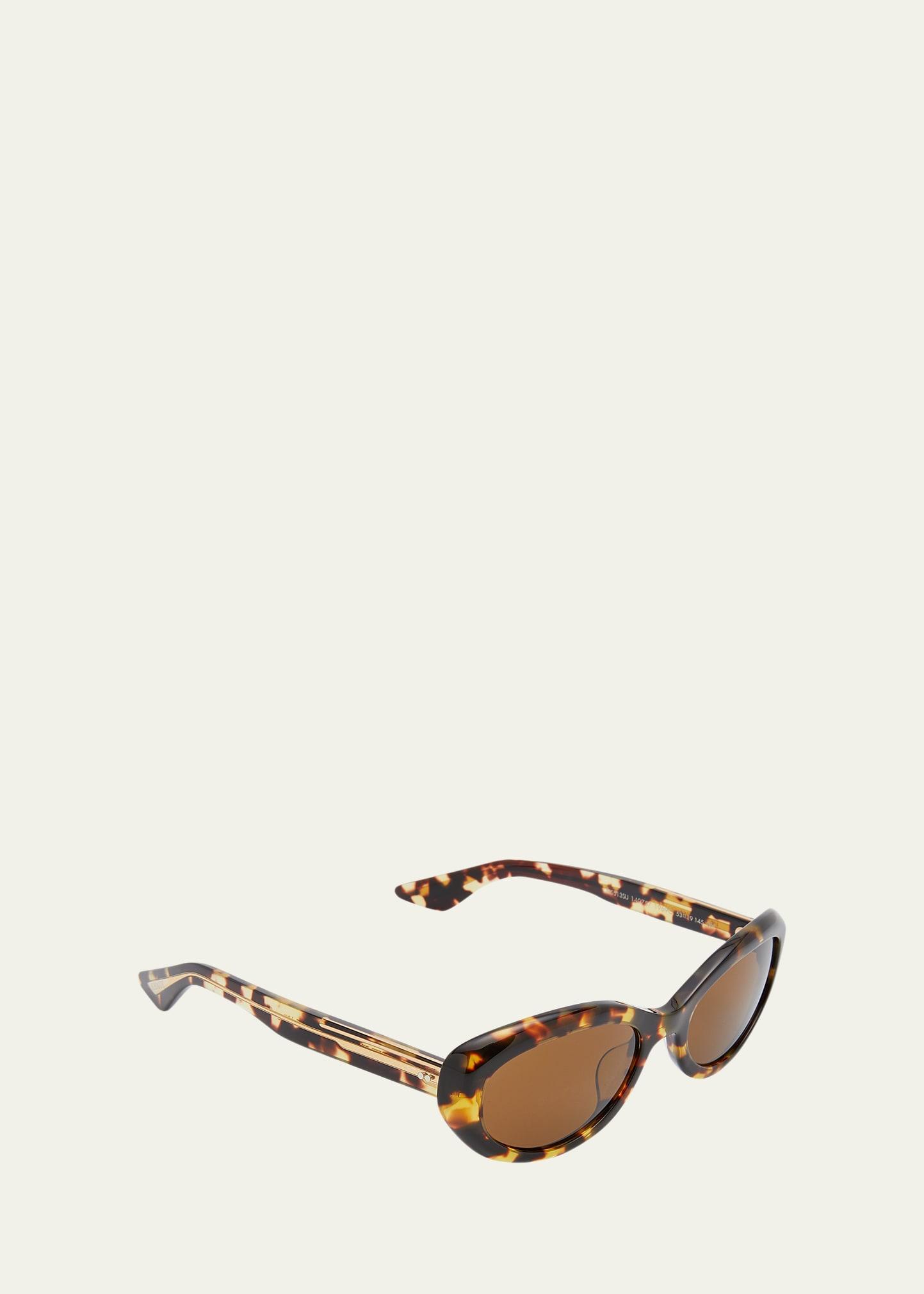 Womens Oliver Peoples 53MM Oval Sunglasses Product Image