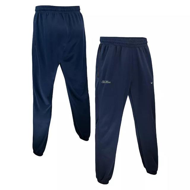 Mens Nike Ole Miss Rebels Basketball Spotlight Performance Pants Blue Product Image