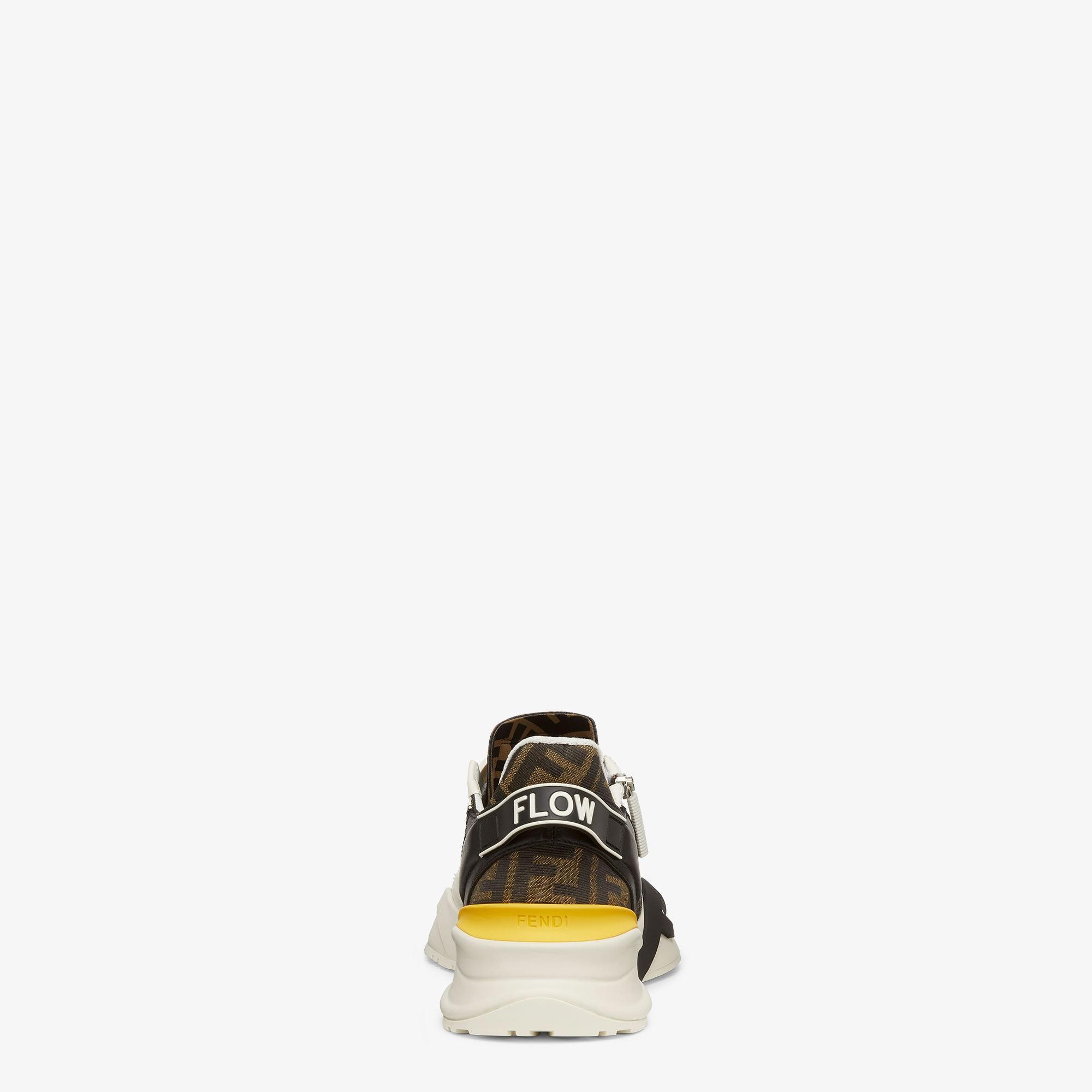 Fendi Flow SneakersWhite leather low-tops Product Image