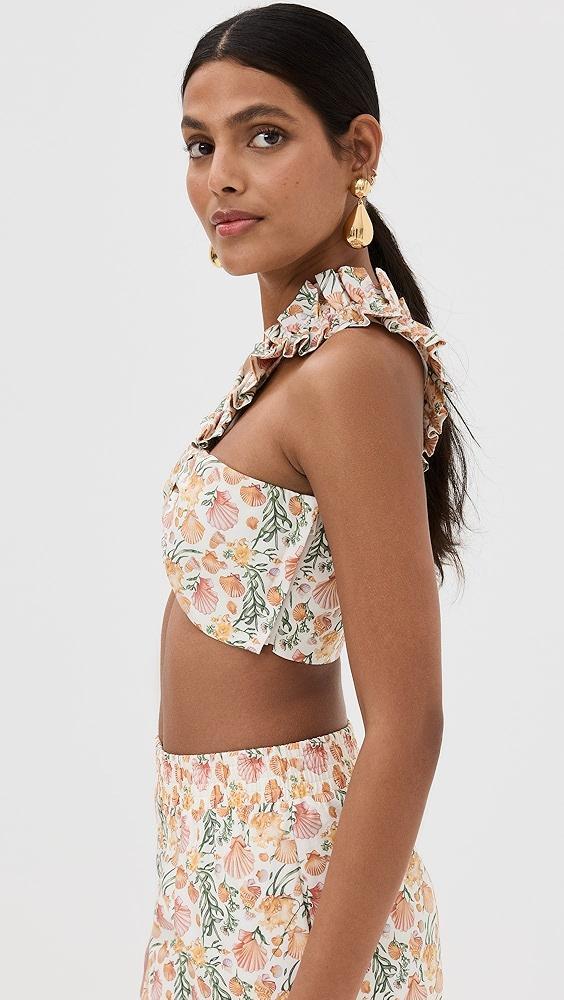 Dur Doux Shell Ruffle Bandeau | Shopbop Product Image