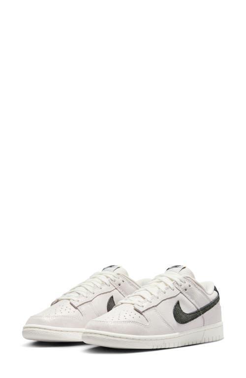 NIKE Dunk Low Top Sneaker In White/black Product Image