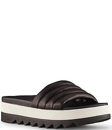 Cougar Prato Water-Repellent Leather Puff Platform Slides Product Image