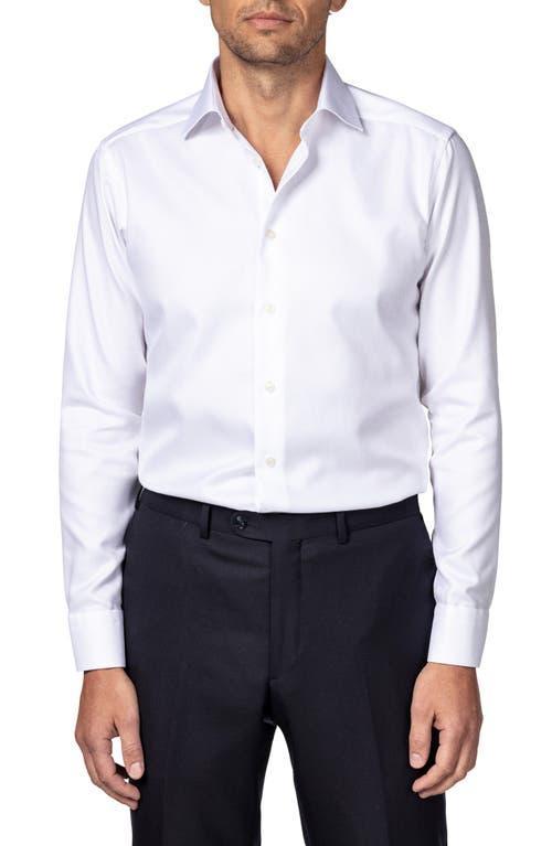 Mens Contemporary-Fit Diagonal Weave Dress Shirt Product Image