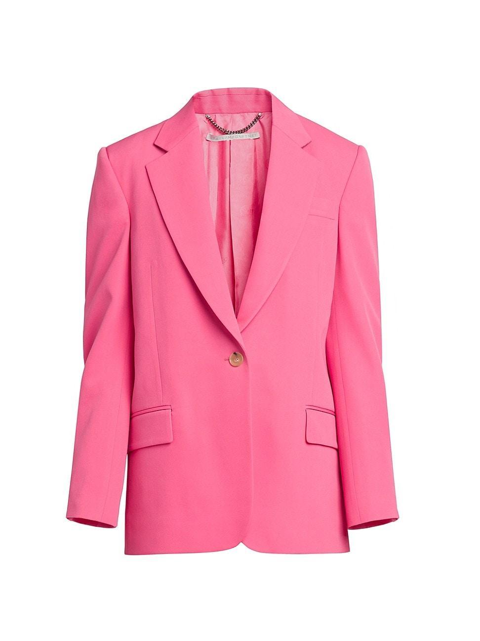 Womens Iconic Wool Single-Breasted Jacket Product Image