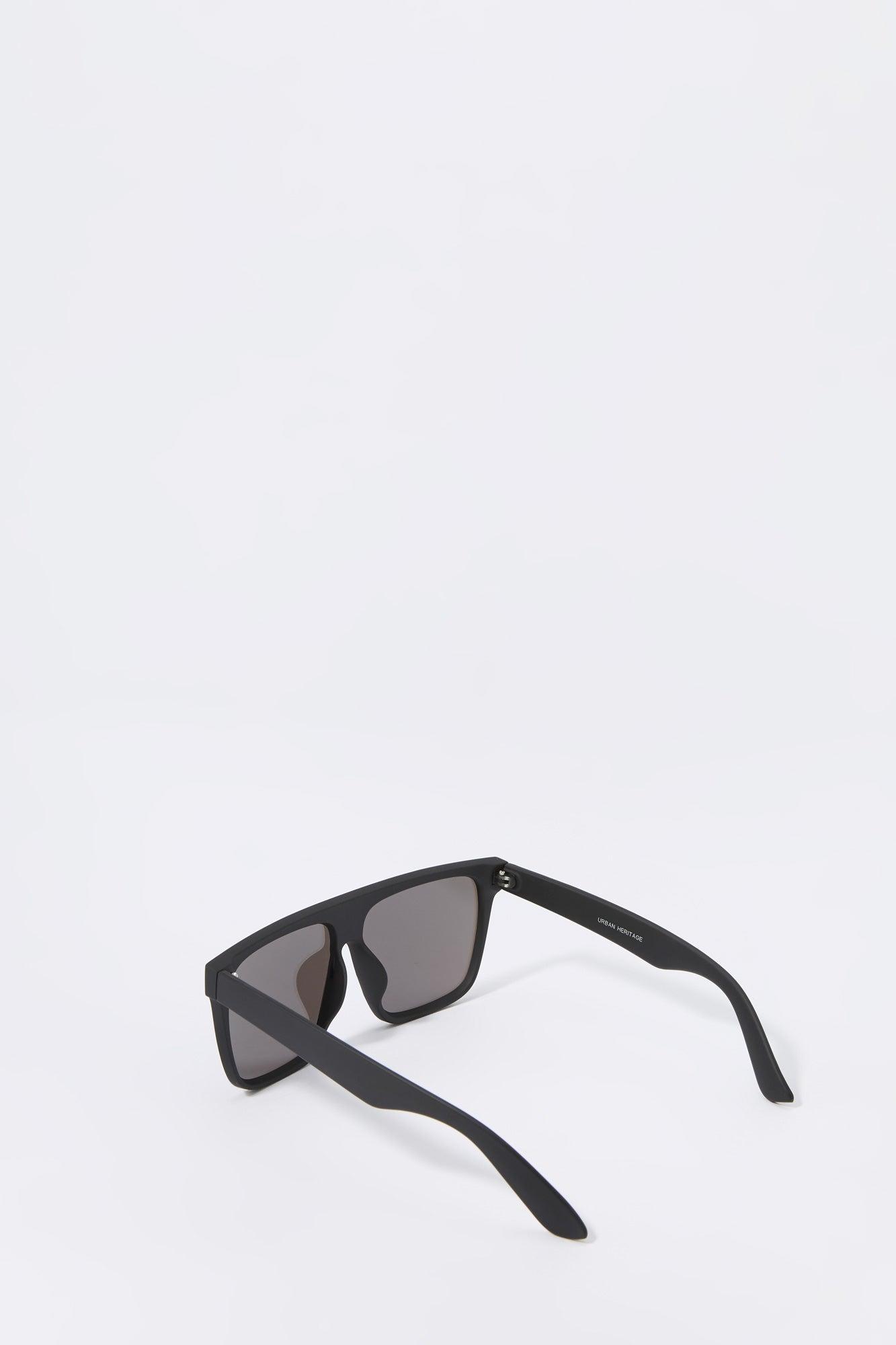 Square Shield Tinted Sunglasses Male Product Image