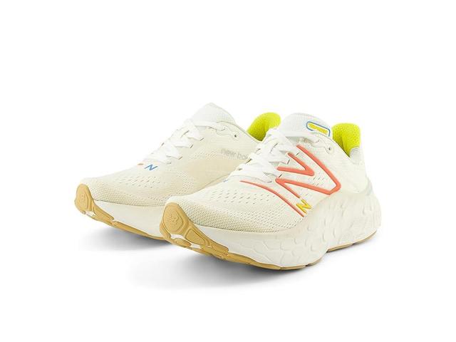 New Balance Fresh Foam X More v4 (Sea Salt/Gulf Red) Women's Shoes Product Image