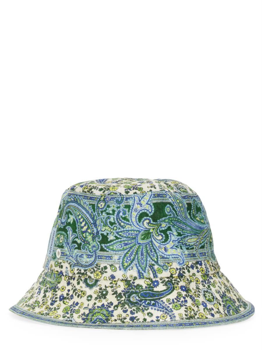 ZIMMERMANN Canvas Bucket Hat In Multicolor Product Image