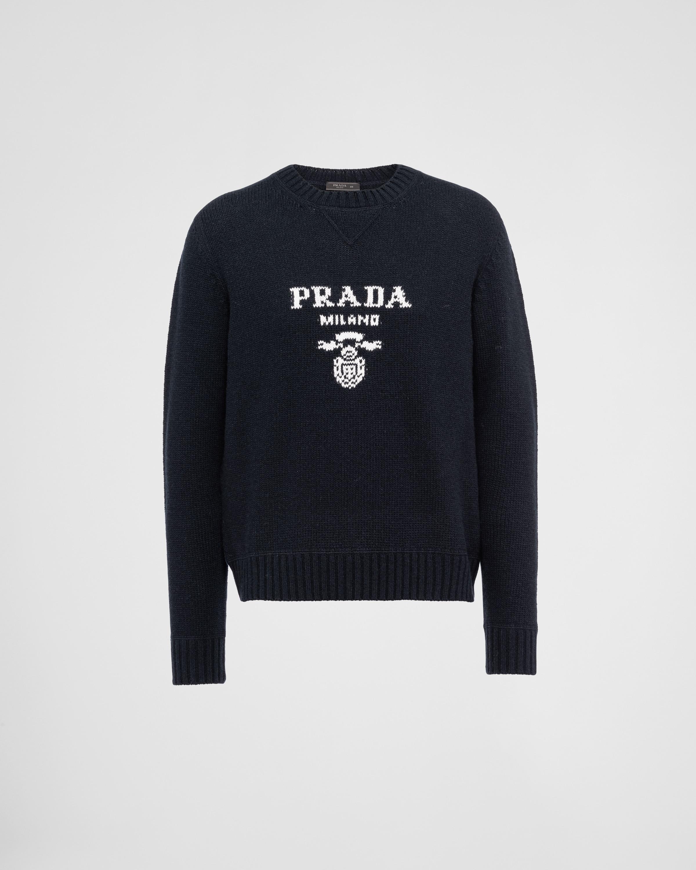 Wool and cashmere crew-neck sweater Product Image