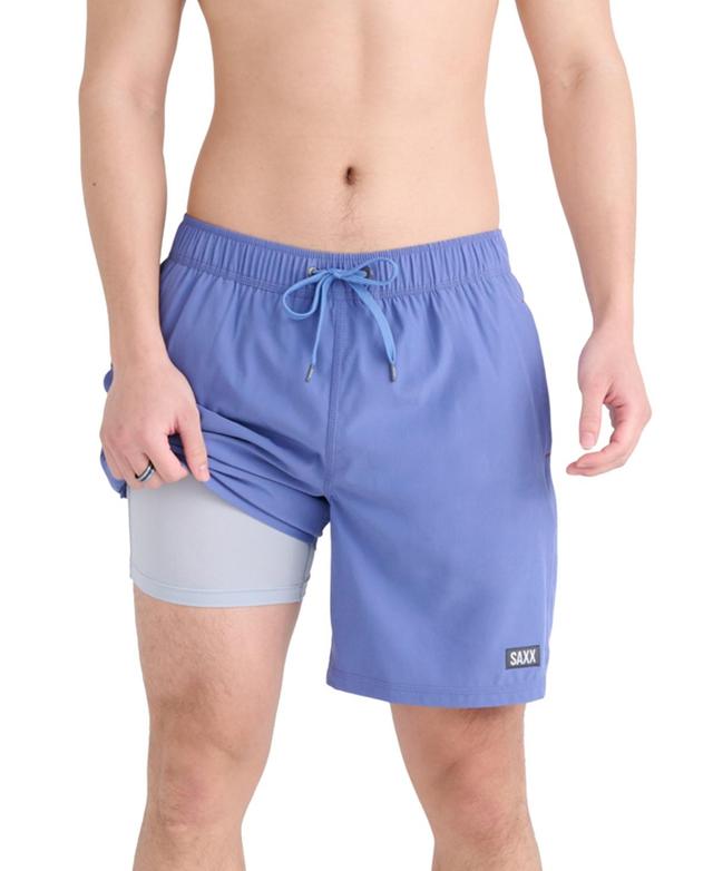 Saxx Mens Oh Buoy 2N1 Volley 7 Swim Shorts Product Image