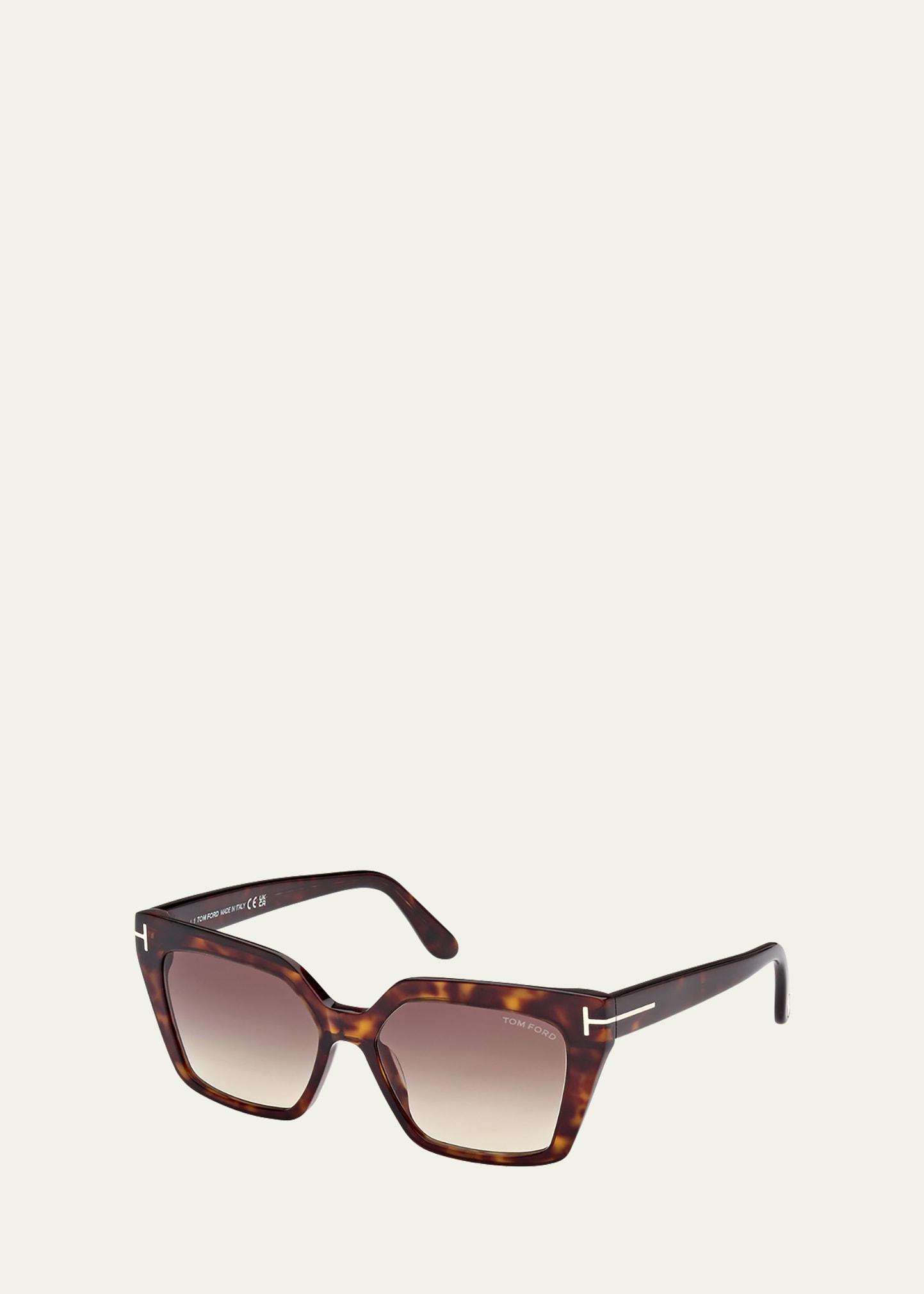 TOM FORD Winona 53mm Gradient Cat Eye Sunglasses Product Image