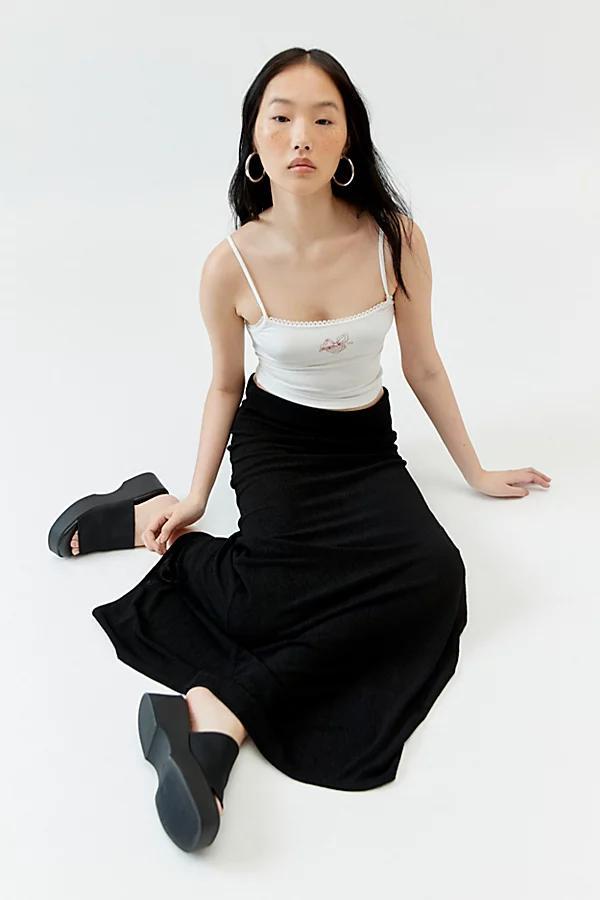 Urban Renewal Remnants Foldover Maxi Skirt Womens at Urban Outfitters Product Image